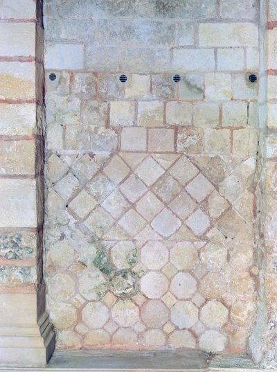Detail of the Wall of the Crypt of St. Paul by Merovingian
